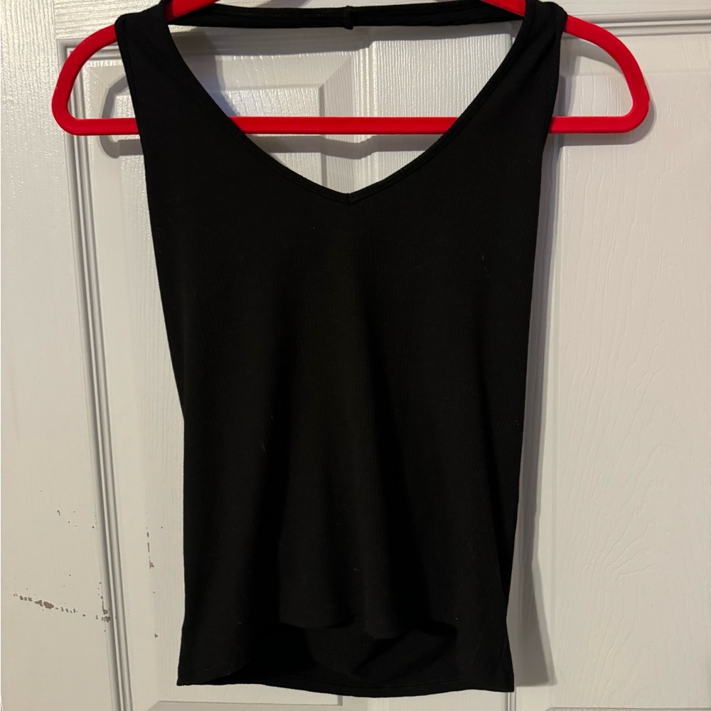 Black Halter top tank. Size L. American Eagle